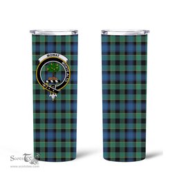 Scottish Mowat (of Inglistoun) Clan Tartan Tumbler - Tall Glitter Tumbler Scottish Plaid Tartan Plaid