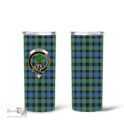 Scottish Mowat (of Inglistoun) Clan Tartan Tumbler - Tall Glitter Tumbler Scottish Plaid Tartan Plaid
