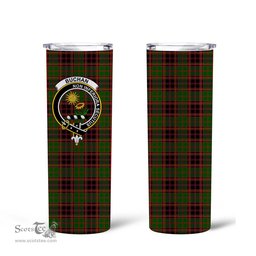 Scottish Buchan Clan Tartan Tumbler - Tall Glitter Tumbler Scottish Plaid Tartan Plaid