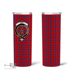 Scottish Rait Clan Tartan Tumbler - Tall Glitter Tumbler Scottish Plaid Tartan Plaid
