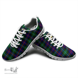 Scottish Campbell of Cawdor Modern Clan Tartan Sneakers - Crest Classic Scottish Plaid Tartan Plaid