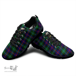 Scottish Campbell of Cawdor Modern Clan Tartan Sneakers - Crest Classic Scottish Plaid Tartan Plaid