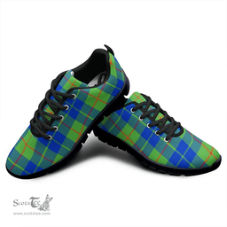 Scottish Barclay Hunting Ancient Clan Tartan Sneakers - Classic Scottish Plaid Tartan Plaid