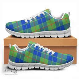 Scottish Barclay Hunting Ancient Clan Tartan Sneakers - Classic Scottish Plaid Tartan Plaid