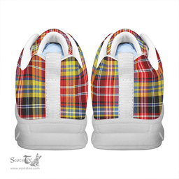 Scottish Drummond of Strathallan Clan Tartan Sneakers - Classic Scottish Plaid Tartan Plaid