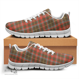 Scottish MacKintosh Hunting Weathered Clan Tartan Sneakers - Classic Scottish Plaid Tartan Plaid