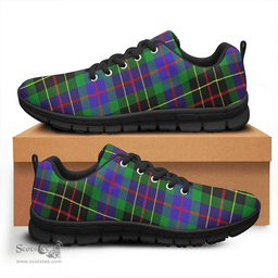 Scottish Brodie Hunting Modern Clan Tartan Sneakers - Classic Scottish Plaid Tartan Plaid