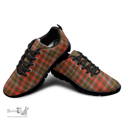 Scottish MacKintosh Hunting Weathered Clan Tartan Sneakers - Classic Scottish Plaid Tartan Plaid