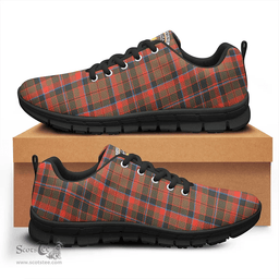 Scottish Cumming Hunting Weathered Clan Tartan Sneakers - Crest Classic Scottish Plaid Tartan Plaid