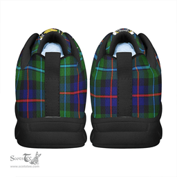 Scottish Campbell of Cawdor Modern Clan Tartan Sneakers - Crest Classic Scottish Plaid Tartan Plaid
