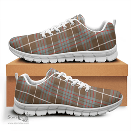 Scottish MacIntyre Hunting Weathered Clan Tartan Sneakers - Crest Classic Scottish Plaid Tartan Plaid