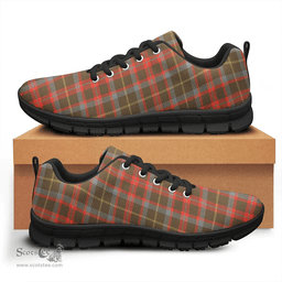 Scottish MacKintosh Hunting Weathered Clan Tartan Sneakers - Classic Scottish Plaid Tartan Plaid