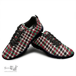 Scottish Borthwick Dress Ancient Clan Tartan Sneakers - Crest Classic Scottish Plaid Tartan Plaid