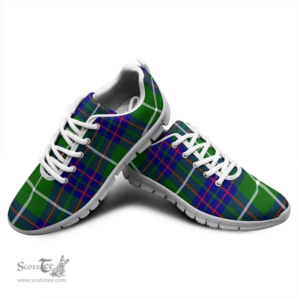Scottish MacIntyre Hunting Modern Clan Tartan Sneakers - Classic Scottish Plaid Tartan Plaid
