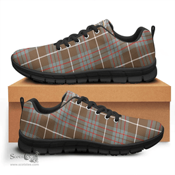Scottish MacIntyre Hunting Weathered Clan Tartan Sneakers - Crest Classic Scottish Plaid Tartan Plaid