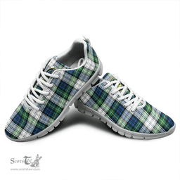 Scottish Gordon Dress Ancient Clan Tartan Sneakers - Crest Classic Scottish Plaid Tartan Plaid