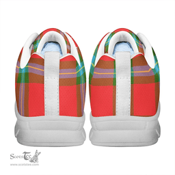Scottish MacLaine of Loch Buie Clan Tartan Sneakers - Classic Scottish Plaid Tartan Plaid