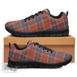 Scottish Cameron of Lochiel Ancient Clan Tartan Sneakers - Crest Classic Scottish Plaid Tartan Plaid