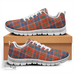 Scottish Cameron of Lochiel Ancient Clan Tartan Sneakers - Crest Classic Scottish Plaid Tartan Plaid