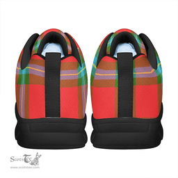 Scottish MacLaine of Loch Buie Clan Tartan Sneakers - Classic Scottish Plaid Tartan Plaid
