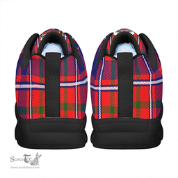 Scottish Cameron of Lochiel Modern Clan Tartan Sneakers - Crest Classic Scottish Plaid Tartan Plaid