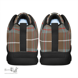 Scottish MacIntyre Hunting Weathered Clan Tartan Sneakers - Crest Classic Scottish Plaid Tartan Plaid