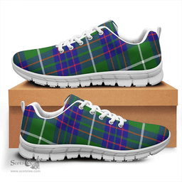 Scottish MacIntyre Hunting Modern Clan Tartan Sneakers - Classic Scottish Plaid Tartan Plaid