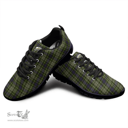 Scottish Davidson Tulloch Dress Clan Tartan Sneakers - Crest Classic Scottish Plaid Tartan Plaid