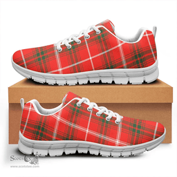 Scottish Duke of Rothesay Modern Clan Tartan Sneakers - Classic Scottish Plaid Tartan Plaid
