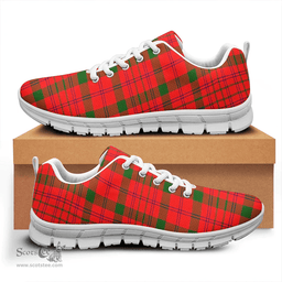 Scottish MacDonnell of Keppoch Modern Clan Tartan Sneakers - Classic Scottish Plaid Tartan Plaid
