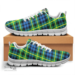 Scottish Campbell of Breadalbane Ancient Clan Tartan Sneakers - Crest Classic Scottish Plaid Tartan Plaid
