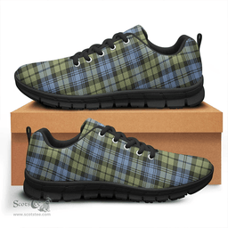Scottish Campbell Faded Clan Tartan Sneakers - Classic Scottish Plaid Tartan Plaid