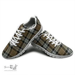 Scottish Graham of Menteith Weathered Clan Tartan Sneakers - Crest Classic Scottish Plaid Tartan Plaid