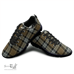 Scottish Graham of Menteith Weathered Clan Tartan Sneakers - Crest Classic Scottish Plaid Tartan Plaid