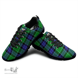 Scottish Graham of Menteith Modern Clan Tartan Sneakers - Crest Classic Scottish Plaid Tartan Plaid