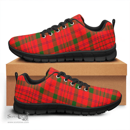 Scottish MacDonnell of Keppoch Modern Clan Tartan Sneakers - Classic Scottish Plaid Tartan Plaid