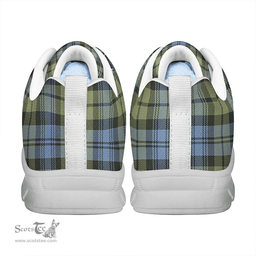 Scottish Campbell Faded Clan Tartan Sneakers - Classic Scottish Plaid Tartan Plaid