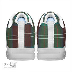 Scottish Chisholm Hunting Ancient Clan Tartan Sneakers - Crest Classic Scottish Plaid Tartan Plaid