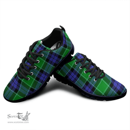 Scottish Graham of Menteith Modern Clan Tartan Sneakers - Classic Scottish Plaid Tartan Plaid