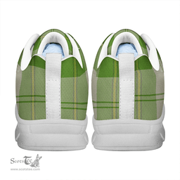 Scottish Cunningham Dress Green Dancers Clan Tartan Sneakers - Classic Scottish Plaid Tartan Plaid