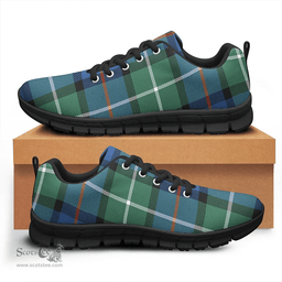 Scottish Davidson of Tulloch Clan Tartan Sneakers - Classic Scottish Plaid Tartan Plaid
