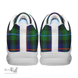 Scottish Campbell of Cawdor Modern Clan Tartan Sneakers - Classic Scottish Plaid Tartan Plaid