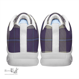 Scottish Cunningham Dress Blue Dancers Clan Tartan Sneakers - Classic Scottish Plaid Tartan Plaid