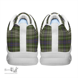 Scottish Davidson Tulloch Dress Clan Tartan Sneakers - Crest Classic Scottish Plaid Tartan Plaid