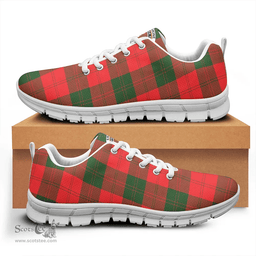 Scottish Erskine Modern Clan Tartan Sneakers - Crest Classic Scottish Plaid Tartan Plaid