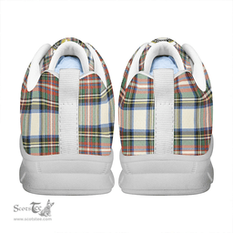 Scottish Stewart Dress Ancient Clan Tartan Sneakers - Crest Classic Scottish Plaid Tartan Plaid