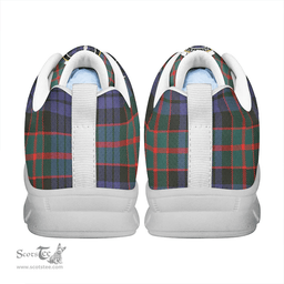Scottish Fletcher of Dunans Clan Tartan Sneakers - Crest Classic Scottish Plaid Tartan Plaid