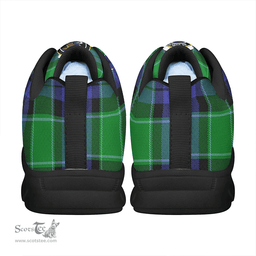 Scottish Graham of Menteith Modern Clan Tartan Sneakers - Crest Classic Scottish Plaid Tartan Plaid