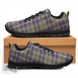 Scottish Tailyour Clan Tartan Sneakers - Crest Classic Scottish Plaid Tartan Plaid