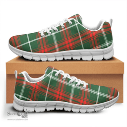 Scottish Prince of Wales Clan Tartan Sneakers - Classic Scottish Plaid Tartan Plaid